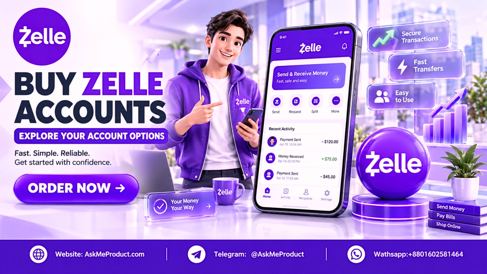 Buy Verified Zelle Accounts
