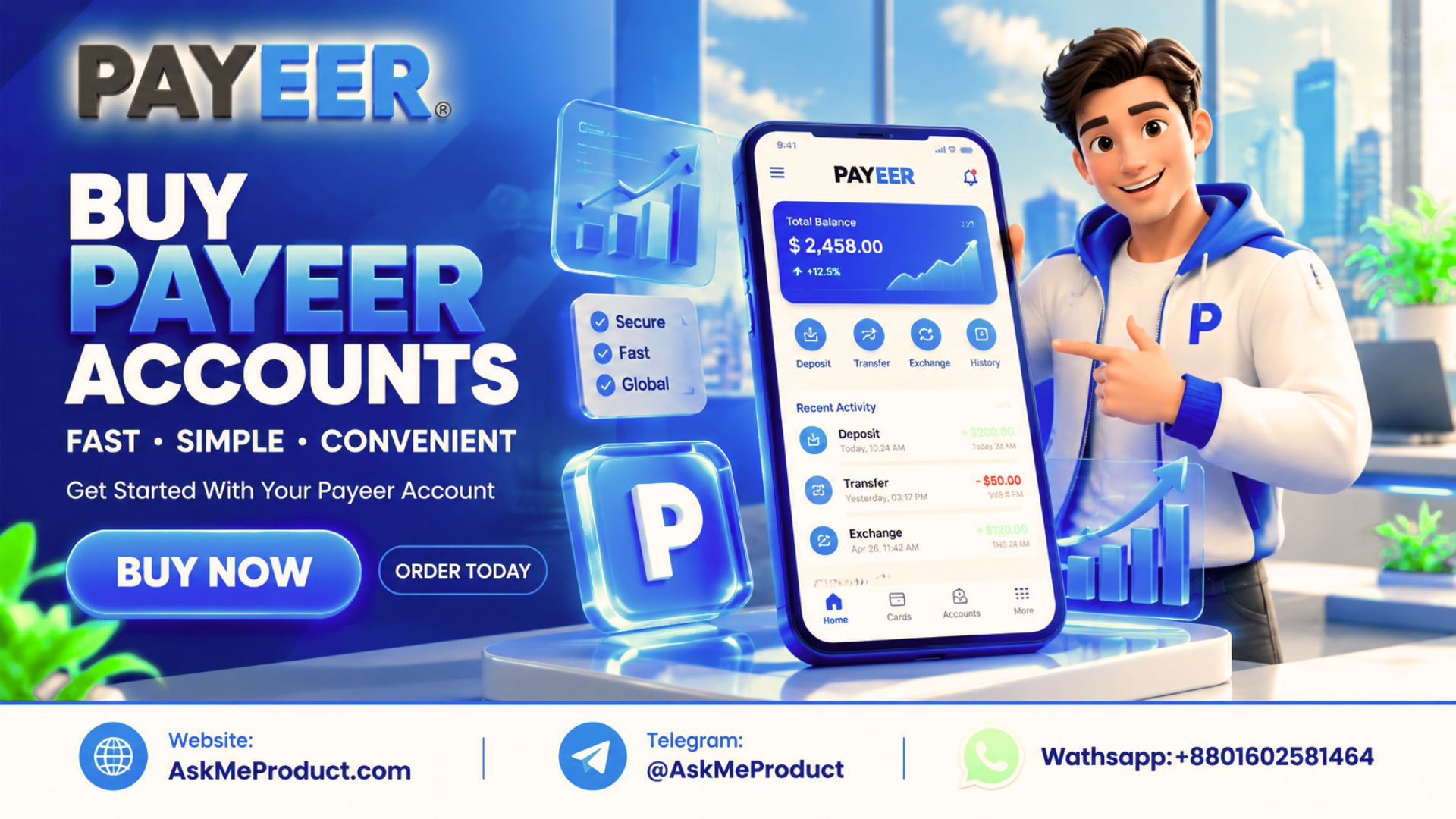Buy Verified Payeer Accounts