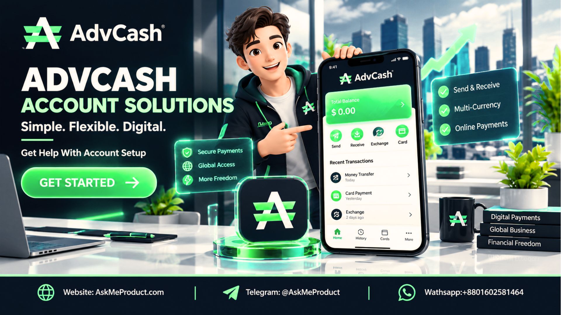 Buy Verified AdvCash Accounts