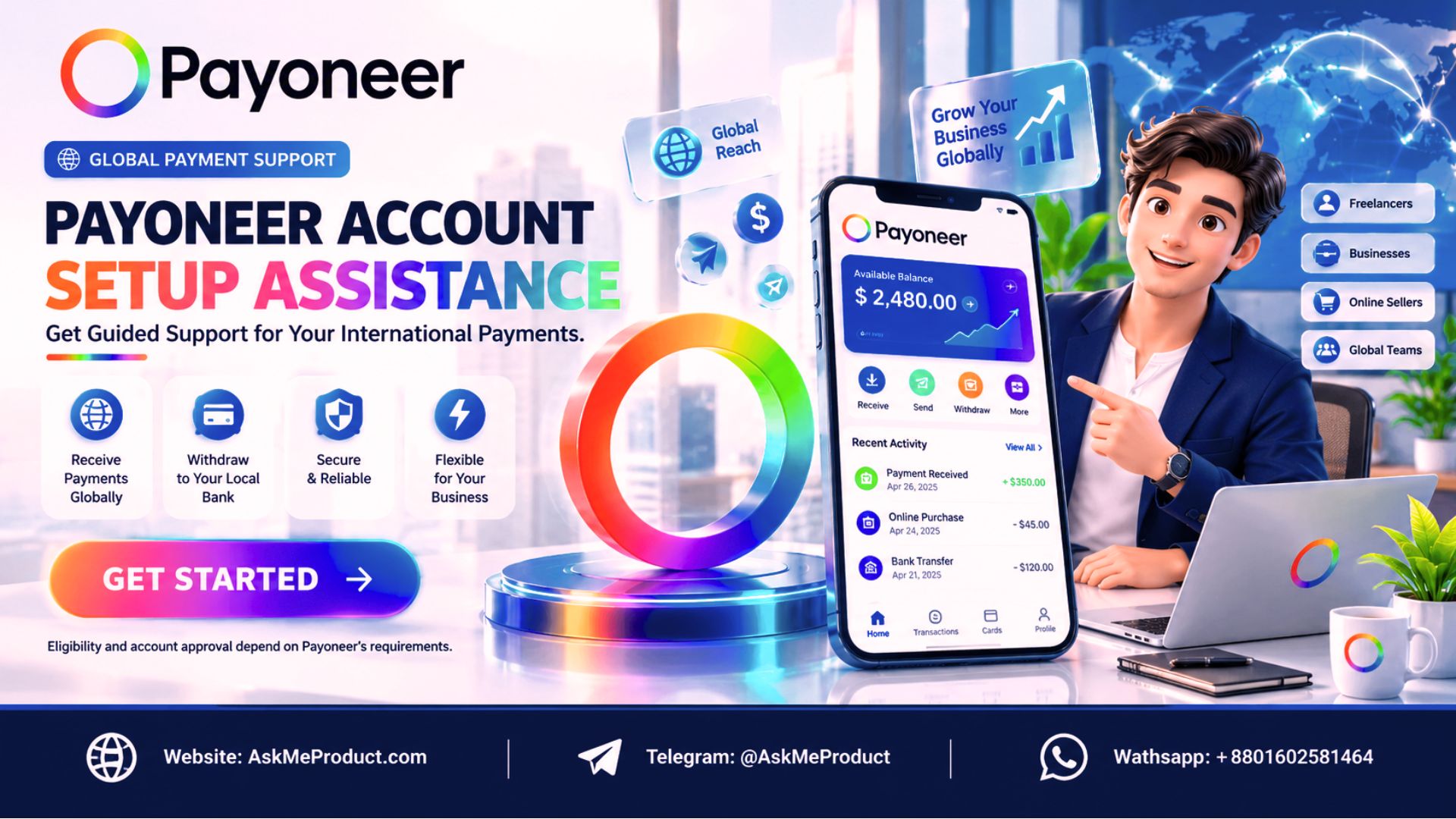 Buy Payoneer Accounts