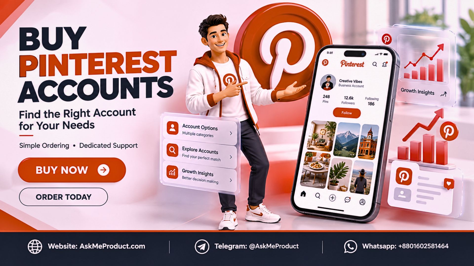 Buy Pinterest Accounts