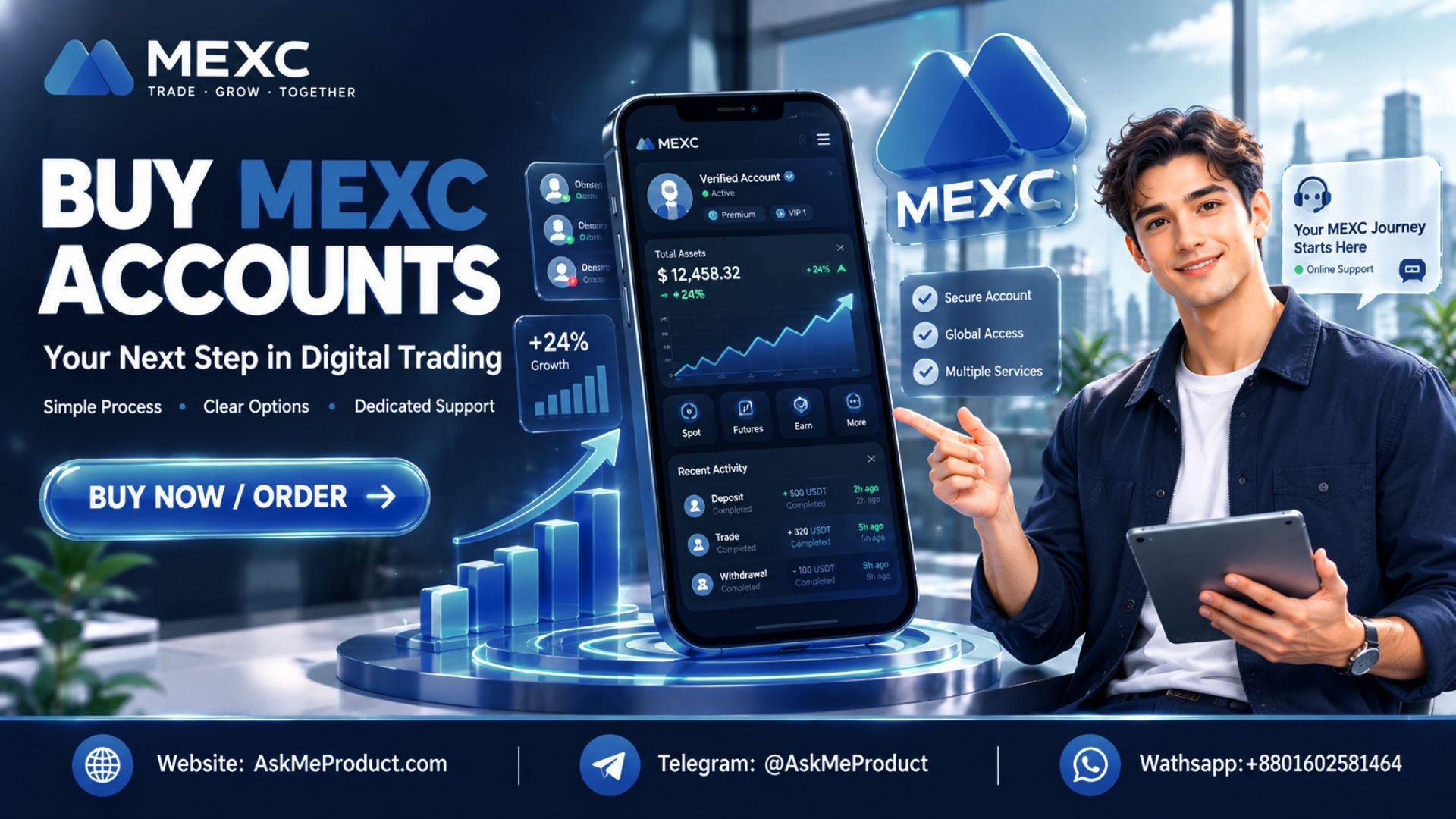 Buy Verified MEXC Accounts