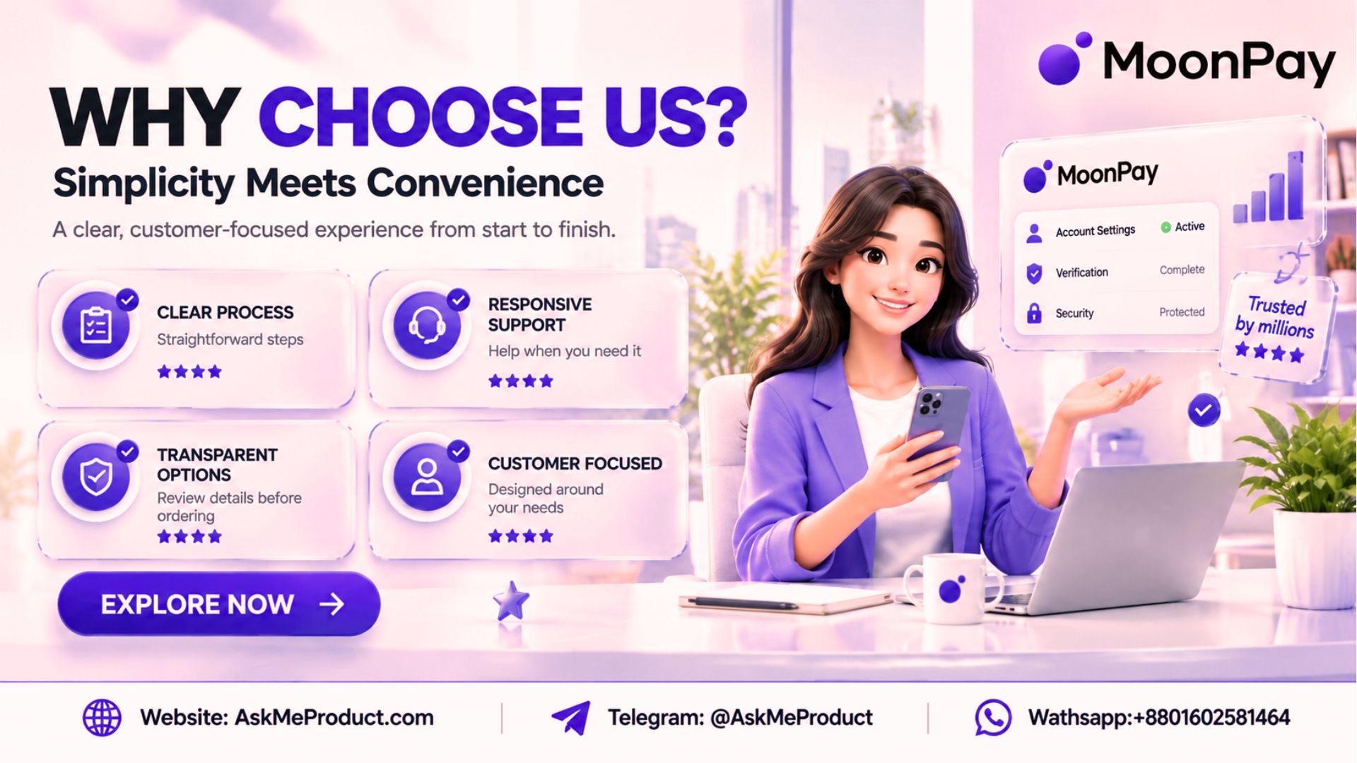Buy a Verified MoonPay Accounts