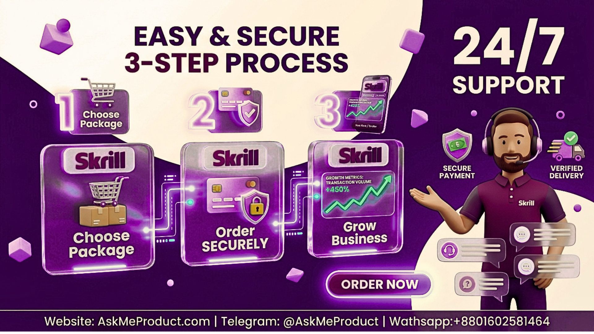 Buy Verified Skrill Accounts